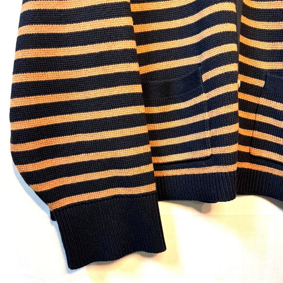 EUC J. CREW Emilie Sweater Lady Jacket Size 3X Stripe Elegant Classic Preppy - Picture 3 of 11